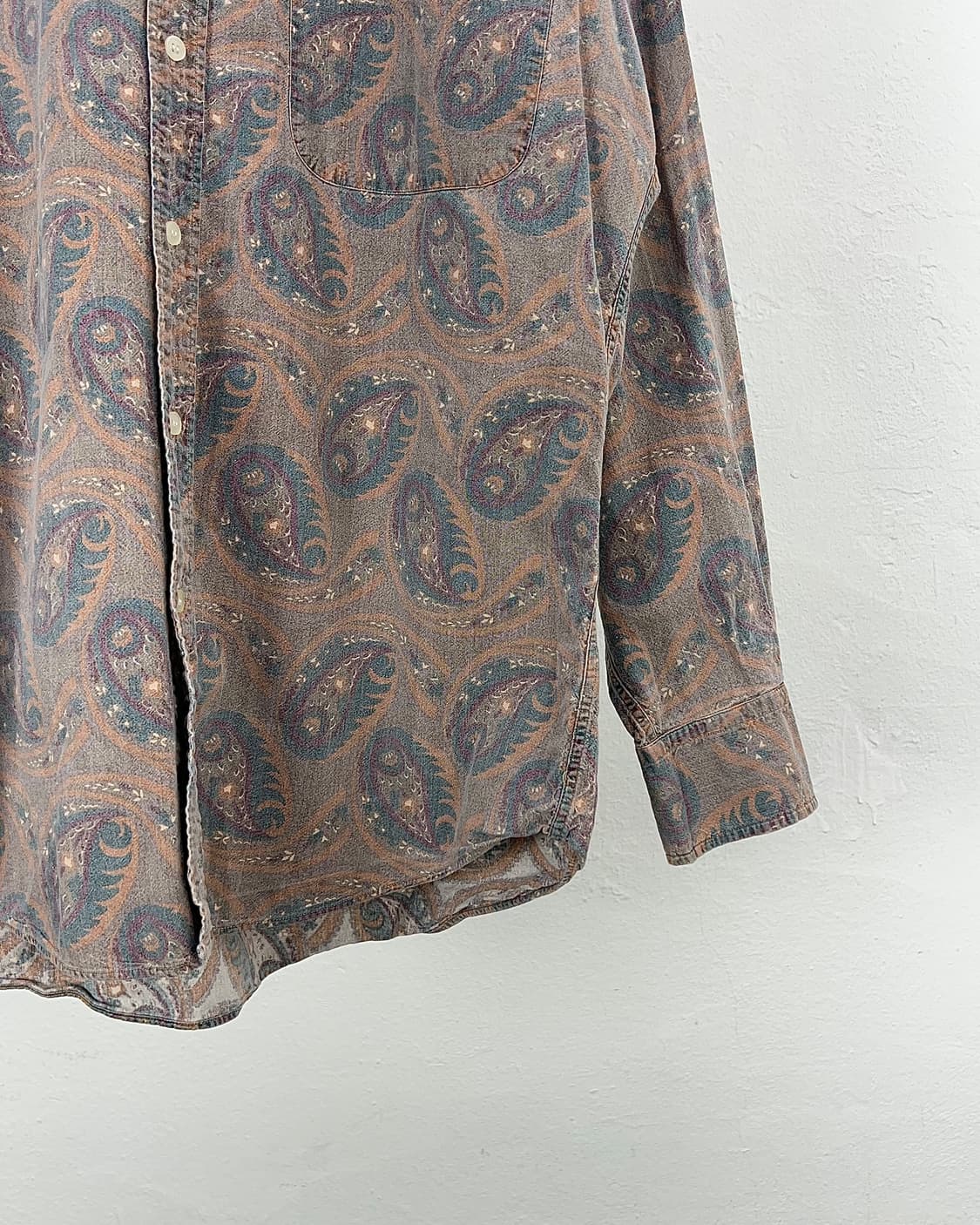 랄프로렌 챕스 오리엔탈 페이즐리 코튼 셔츠 상품이미지5