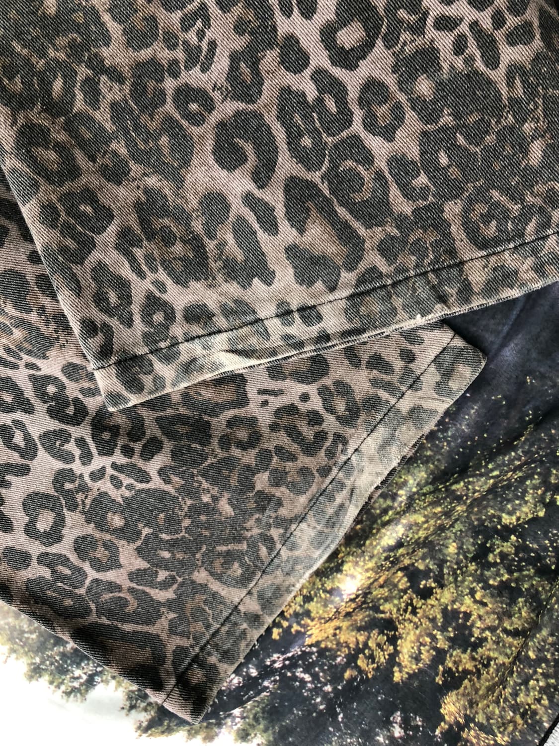 아캄 Leopard Pattern Cotton Pants (Purple) 상품이미지6