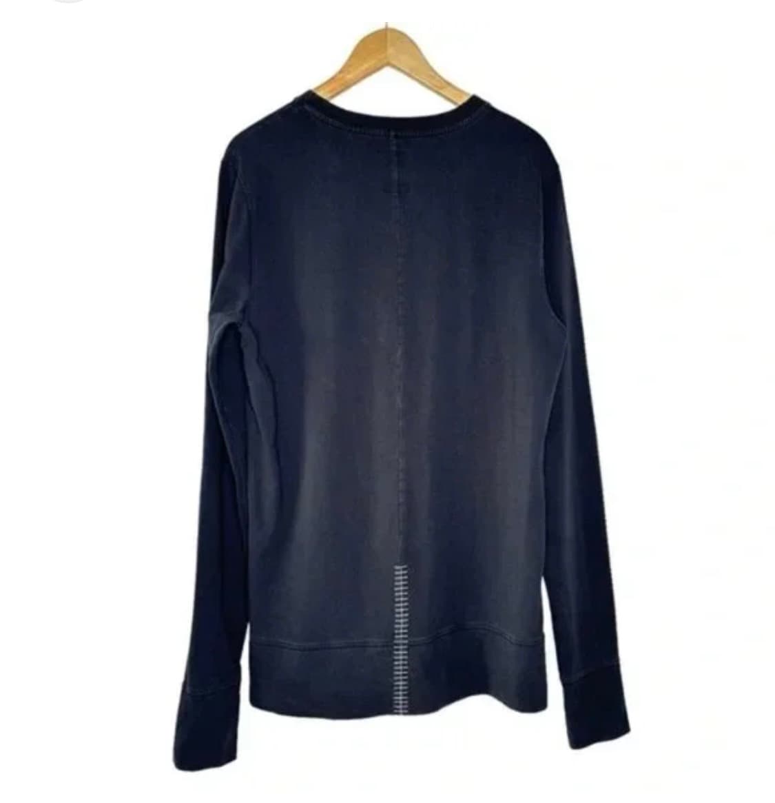 Thom/Krom washed out black crew neck ls 상품이미지3