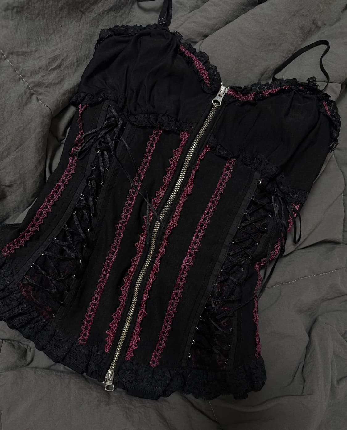 ozzon two-way 코르셋 고스펑크빈티지 상품이미지4