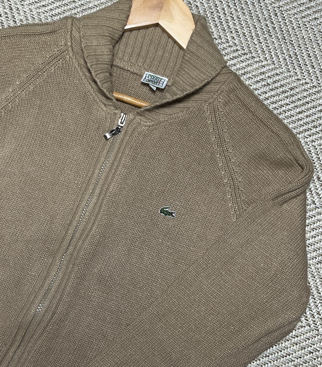 공용 라코스테 모 니트 집업 가디건 스웨터 100 상품이미지7