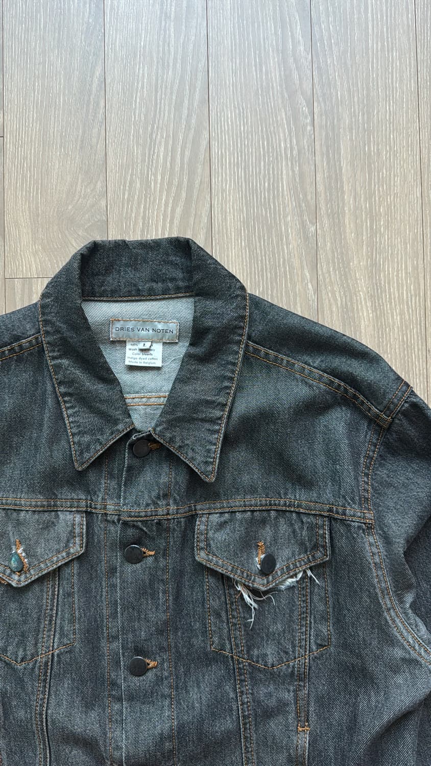 2000s dries van noten denim jacket 상품이미지4