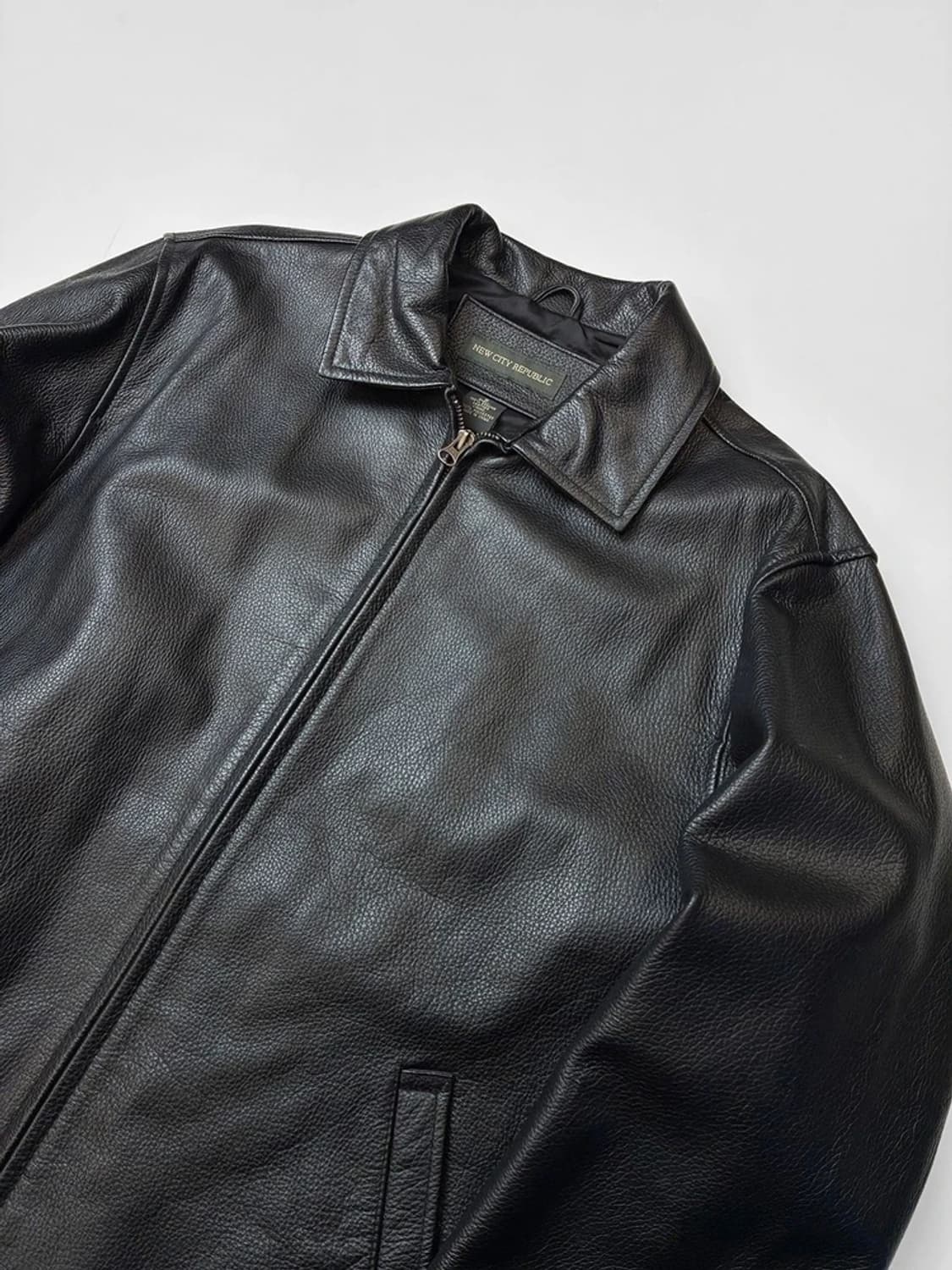 뉴 시티 리퍼블릭 00's 천연 소가죽 자켓 PN5537    상품이미지2