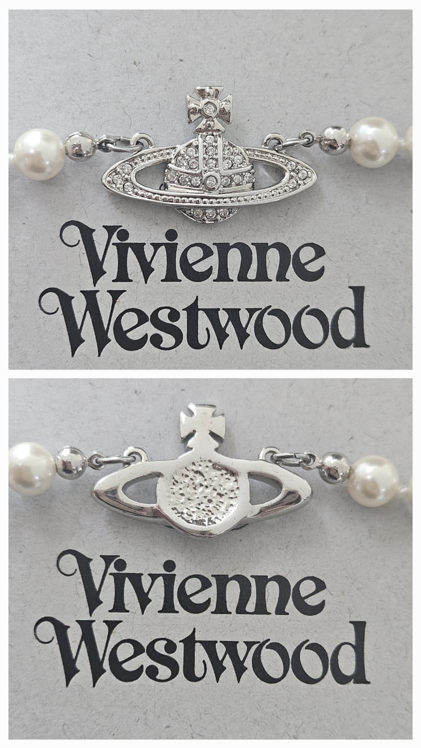 [미사용급] 비비안웨스트우드 진주 초커 목걸이 [정품] 상품이미지2