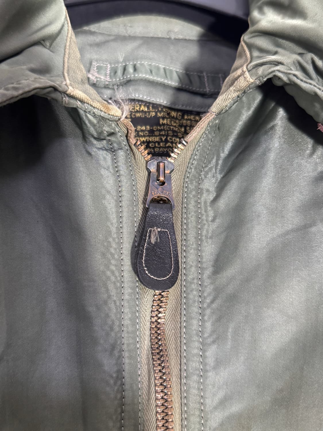 60s usaf cwu-1/p 플라잉 커버올 베트남전 상품이미지6