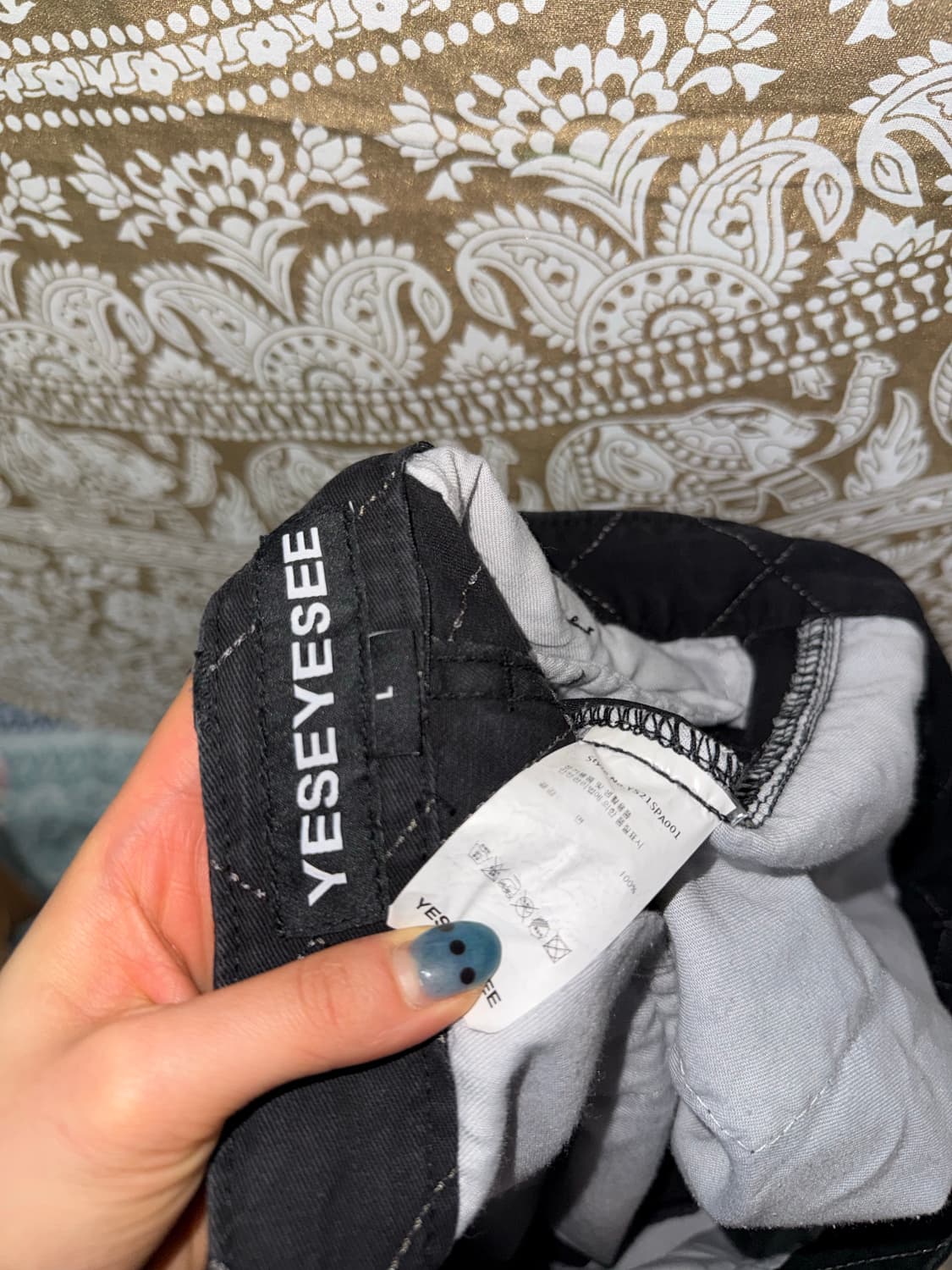 예스아이씨 스트릿 와플 스티치 코튼팬츠  상품이미지7