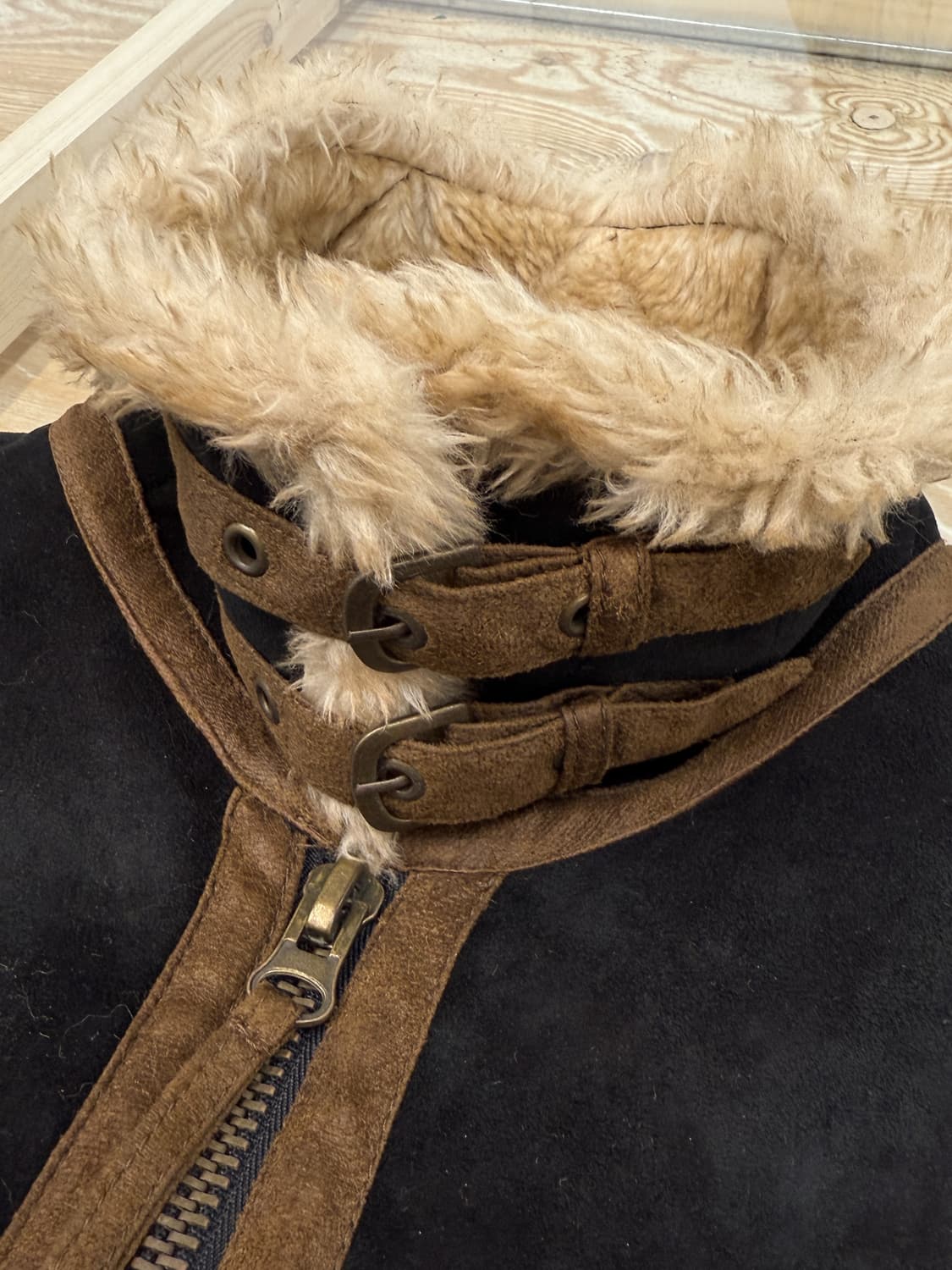 맥아이 포우 스웨이드 B-3 무스탕 상품이미지5