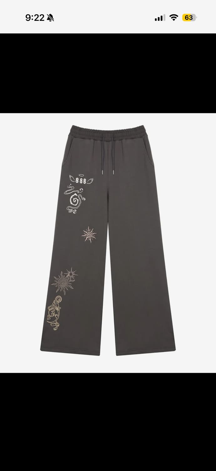 라티젠 L19 angel 트레이닝 팬츠 차콜 상품이미지1