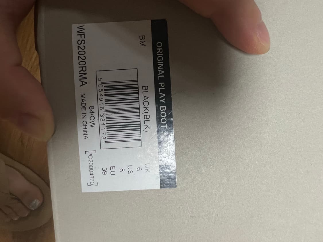 헌터 오리지널 플레이 숏 레인부츠 블랙 여성 EU39 상품이미지7
