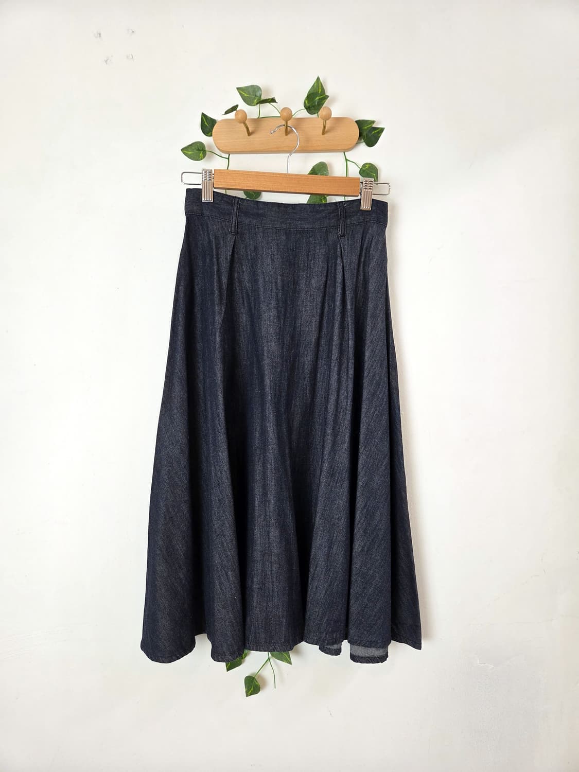 Lowrys farm 데일리 데님 롱스커트 상품이미지1