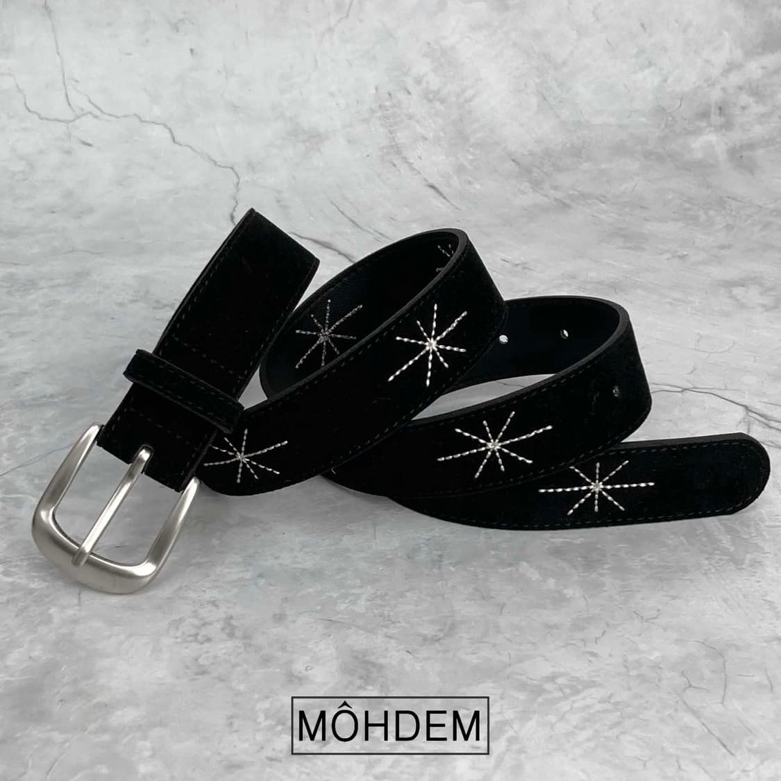 [Unisex] 샤이닝 자수 벨트 3컬러 상품이미지4