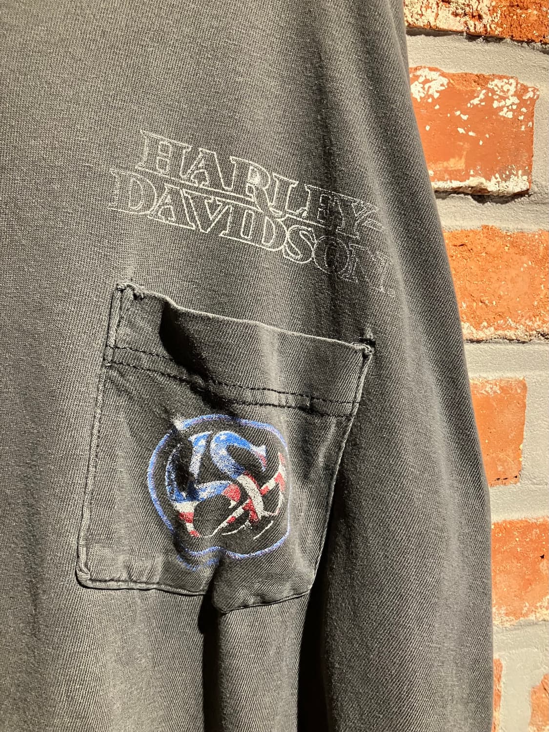 90s USA 빈티지 할리데이비슨 반팔 티셔츠 상품이미지3