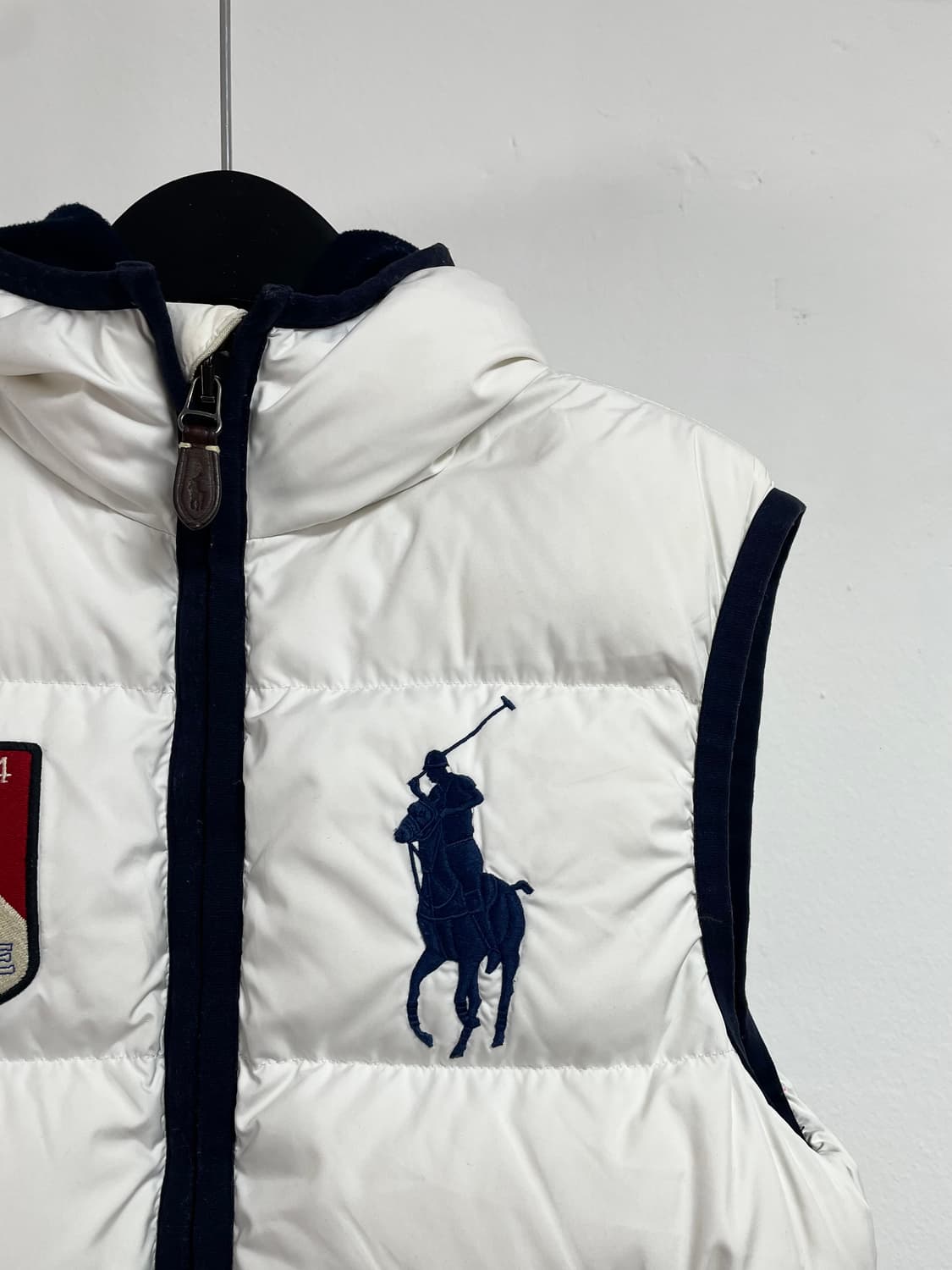 폴로 랄프로렌 빅포니 프랑스 후드 조끼패딩 (on.72) 상품이미지3