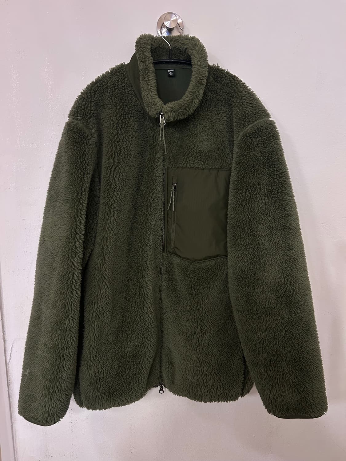 유니클로 플리스 자켓 XL 카키 상품이미지1