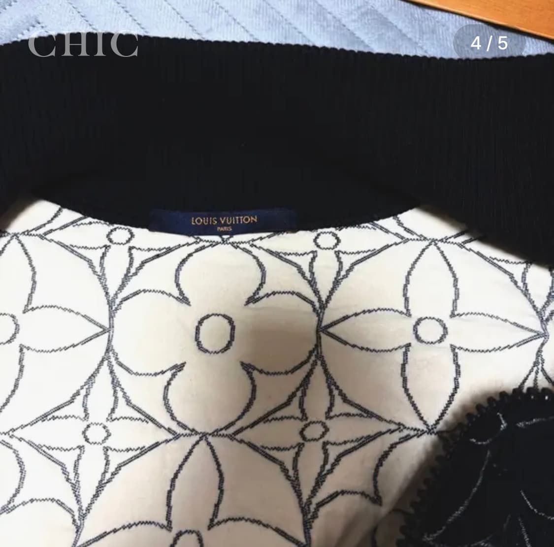 [루이비통 플라워 모노그램 집스루 블루종 집업 | 한정판] 상품이미지4