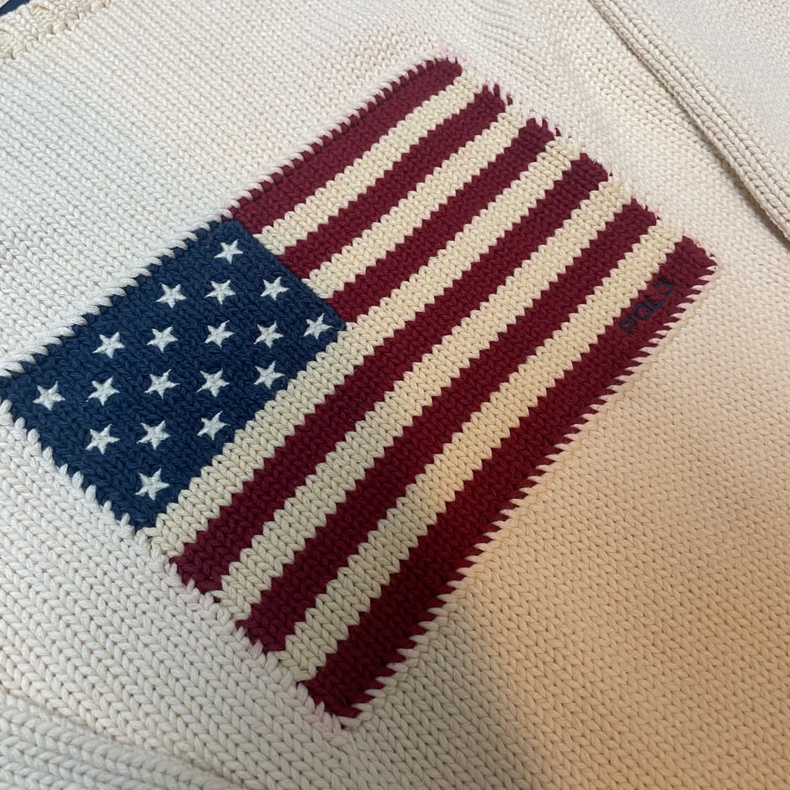 폴로랄프로렌 성조기 니트 아이보리 상품이미지2