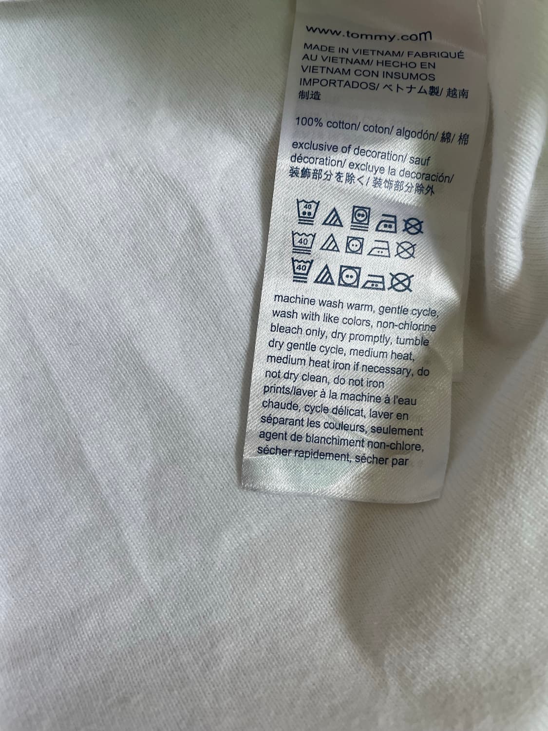 Tommy Hilfiger 타미힐피거 로고 슬림핏 반팔티 상품이미지4