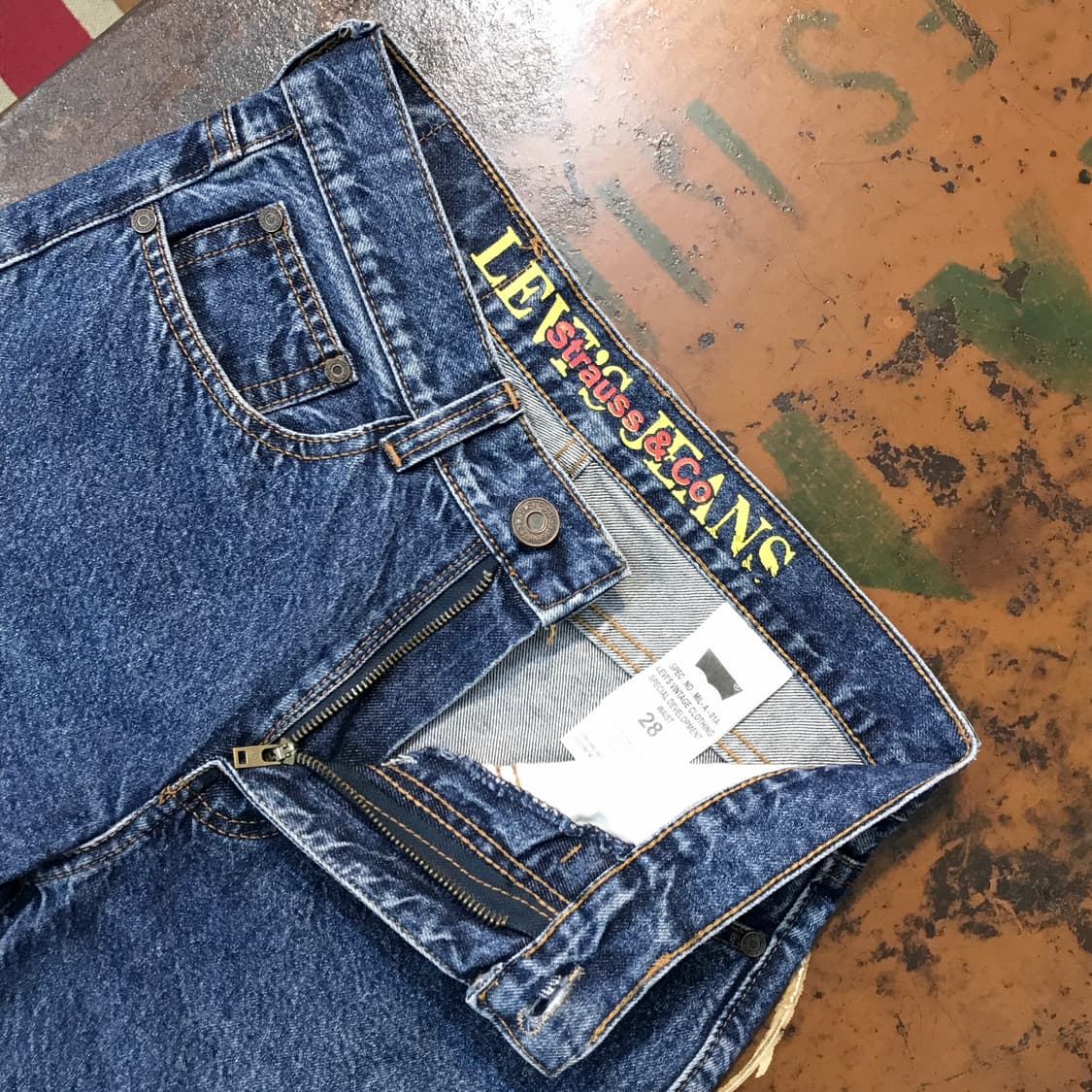 Usa 리바이스 505 중청 데님 팬츠 허리 30 사이즈 상품이미지4