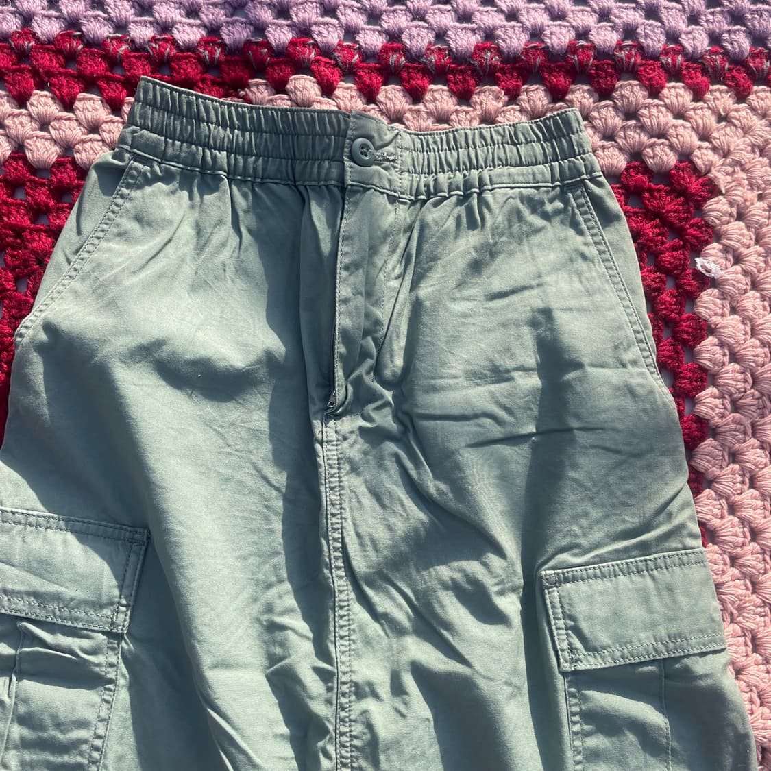 carhartt 카키 아메카지 스커트 상품이미지2