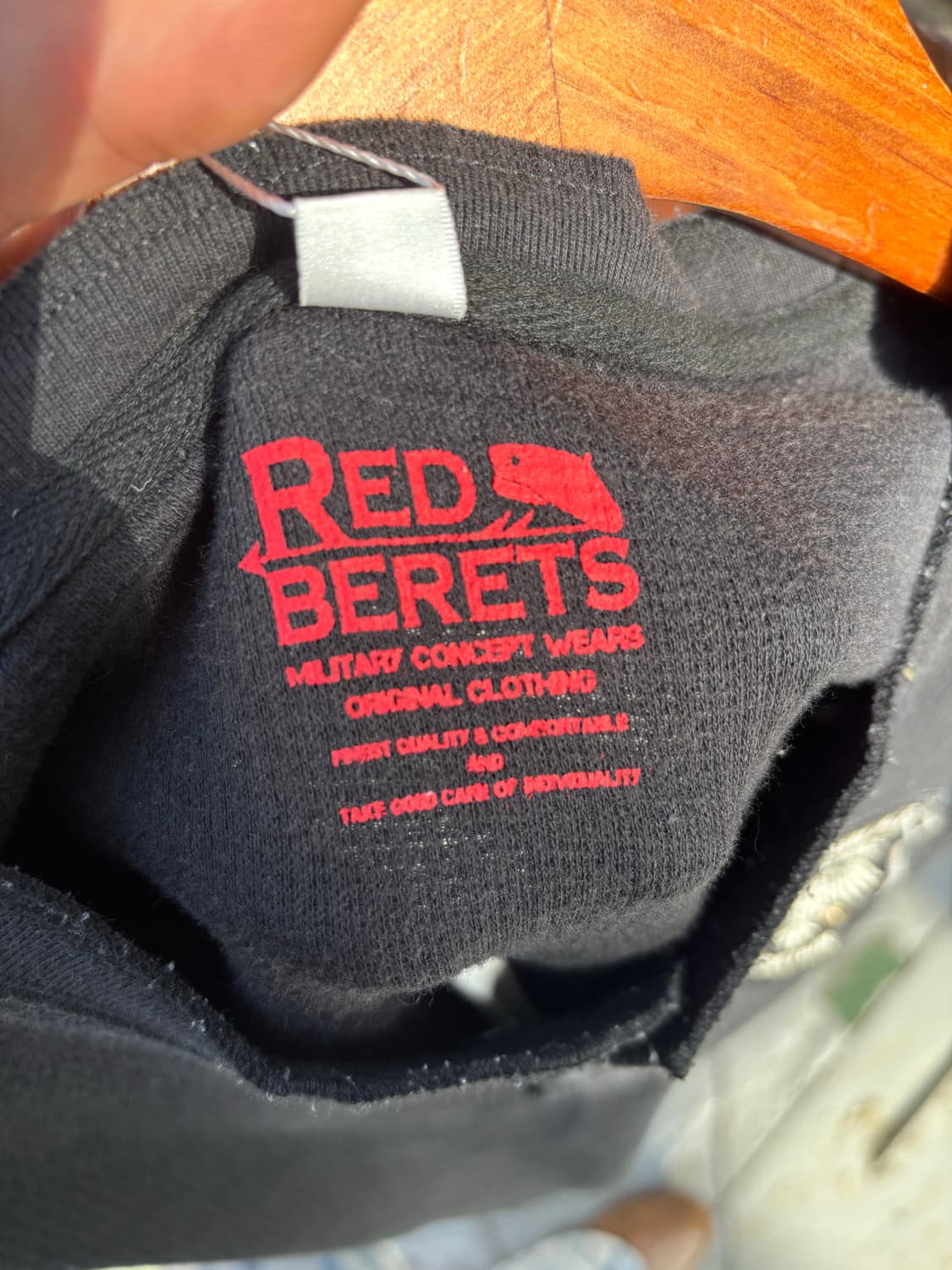 Red Berets Military 와플 헨리넥 티셔츠 상품이미지6