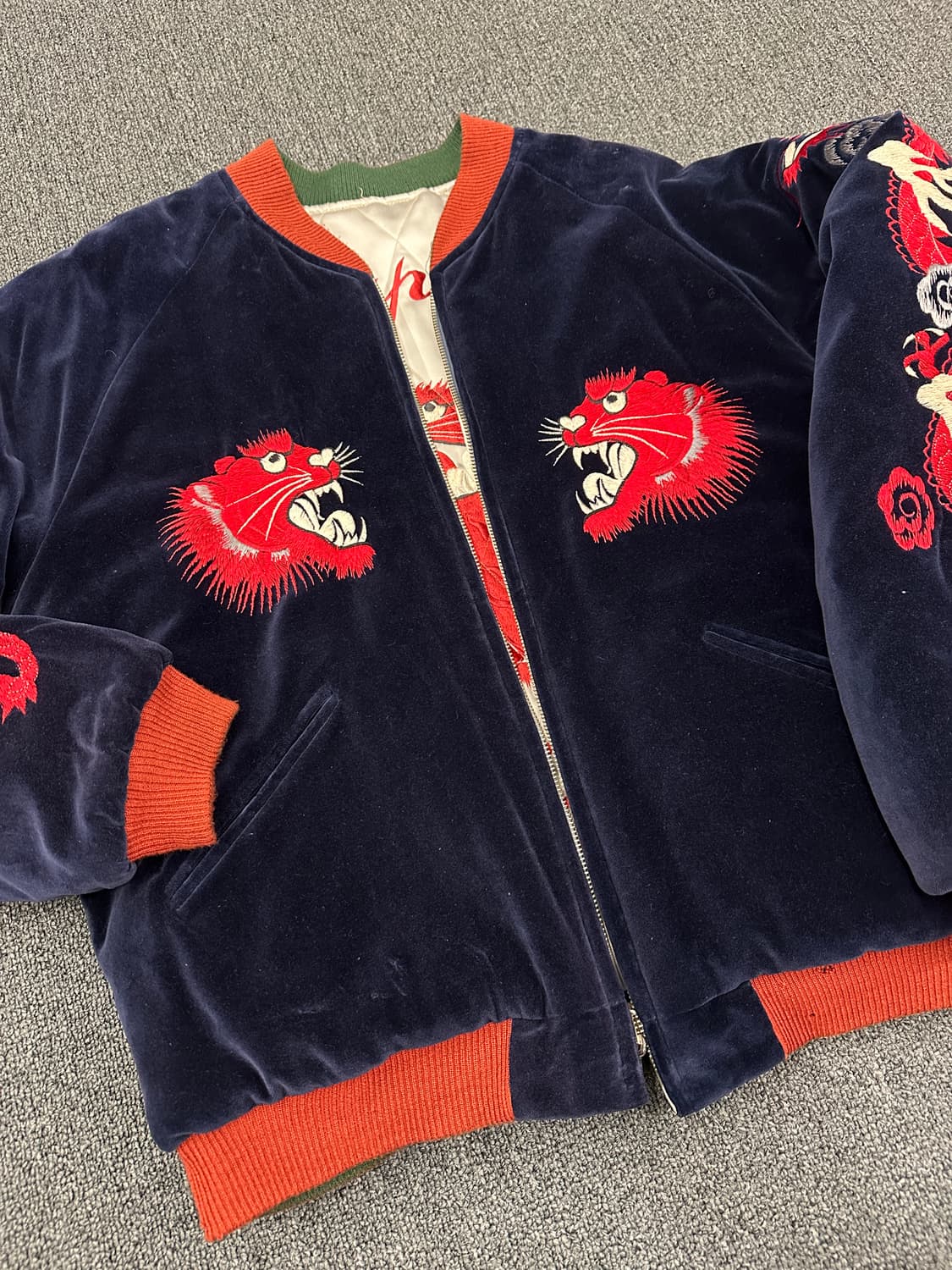 L) TAILOR TOYO 재패니즈 타이거 자수 수베니어 스카쟌 자켓 상품이미지6