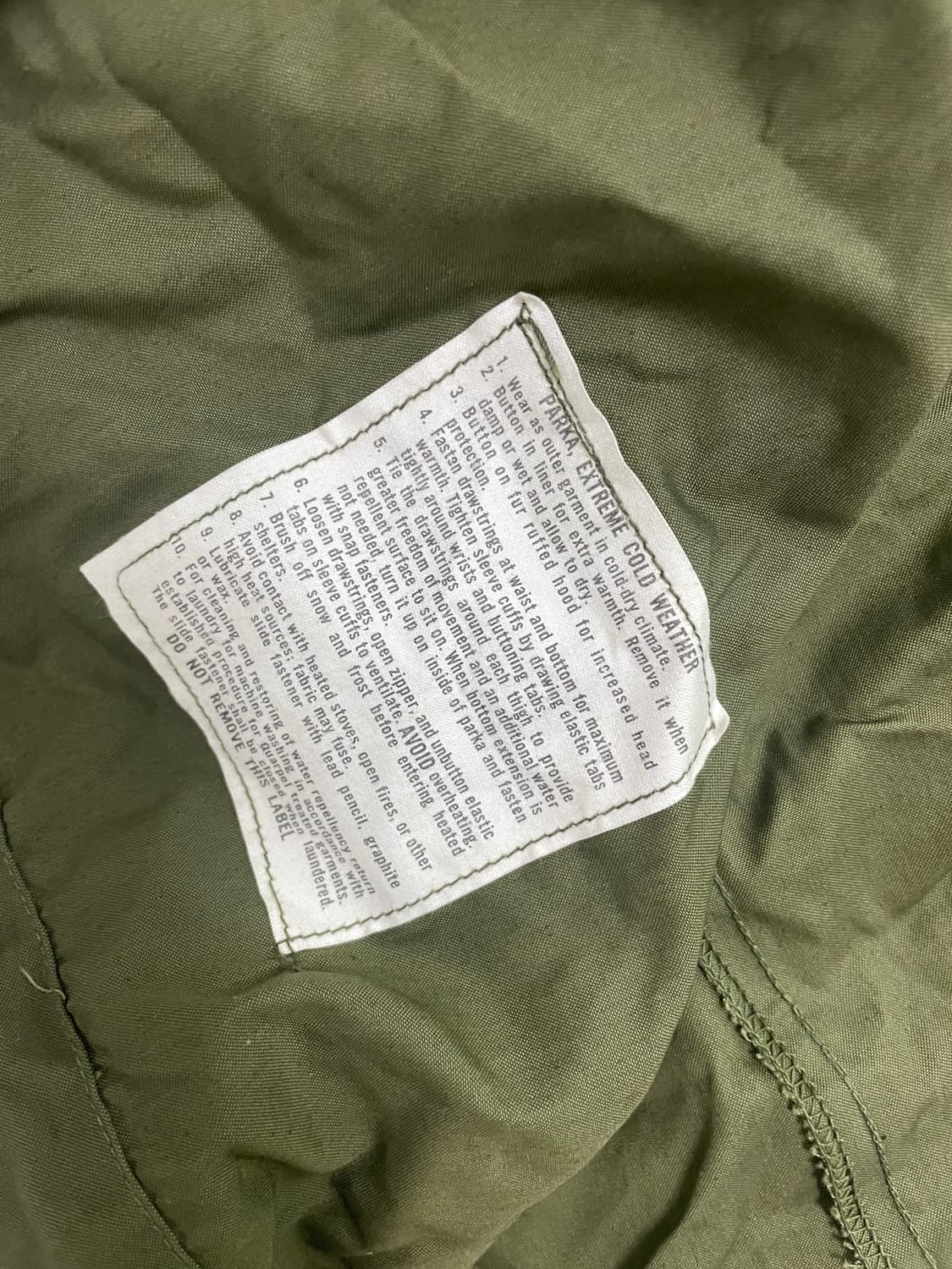 m65og 피쉬테일 오리지널 개파카 데드스탁 새상품 M 상품이미지5