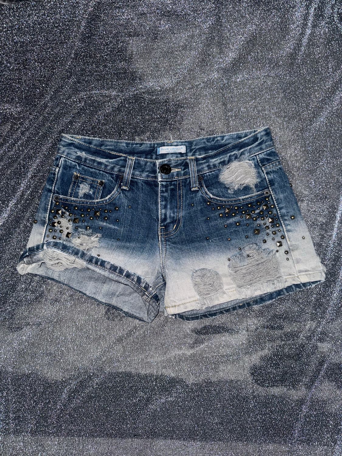 Y2k Faded denim shorts 상품이미지2