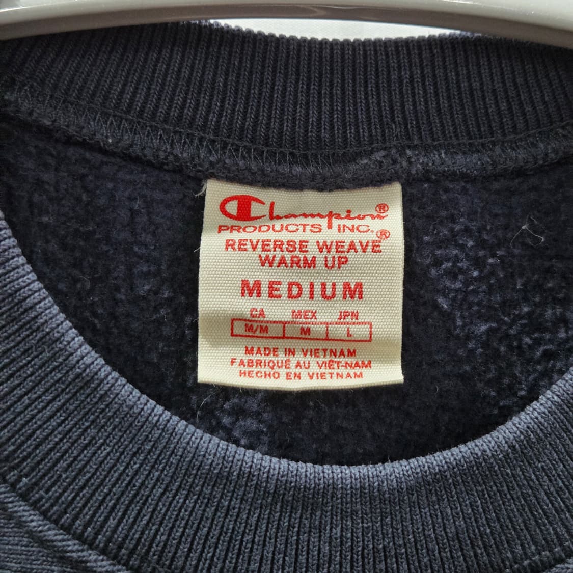 챔피온 레드택 리버스위브 기모 맨투맨 M 상품이미지3