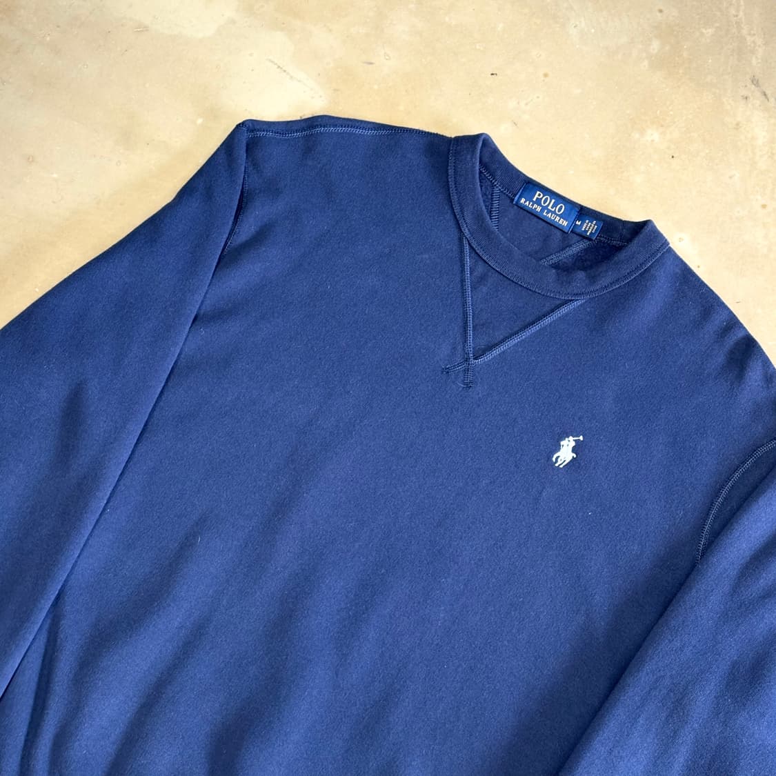 M 폴로랄프로렌 네이비 기모 맨투맨 상품이미지1