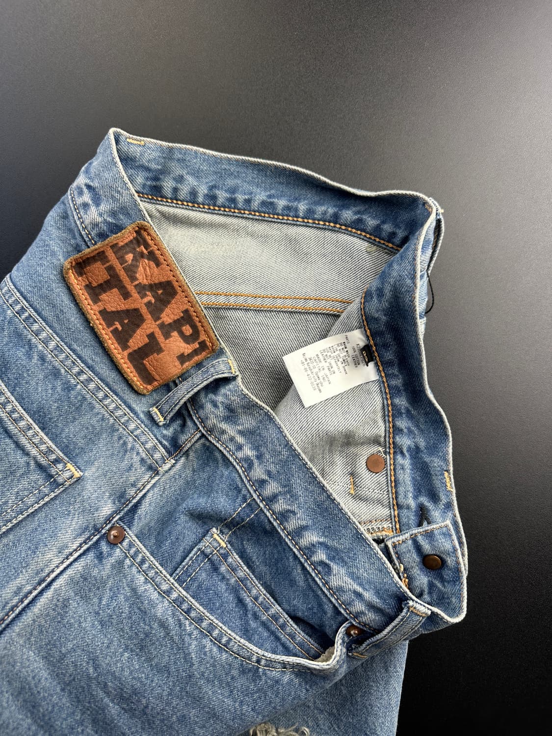 Kapital apron denim pants  상품이미지4