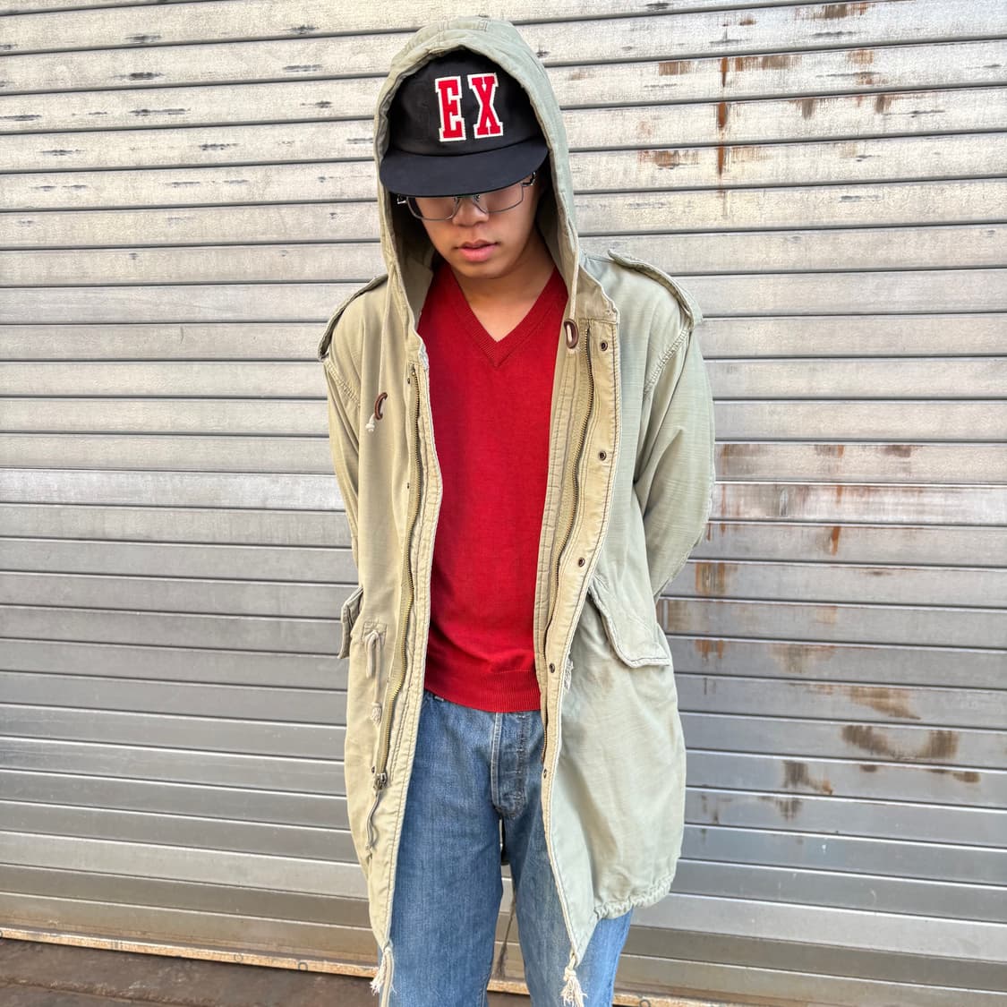 랄프로렌 데님&서플라이 옐로우 레터링 M51 파카 상품이미지5