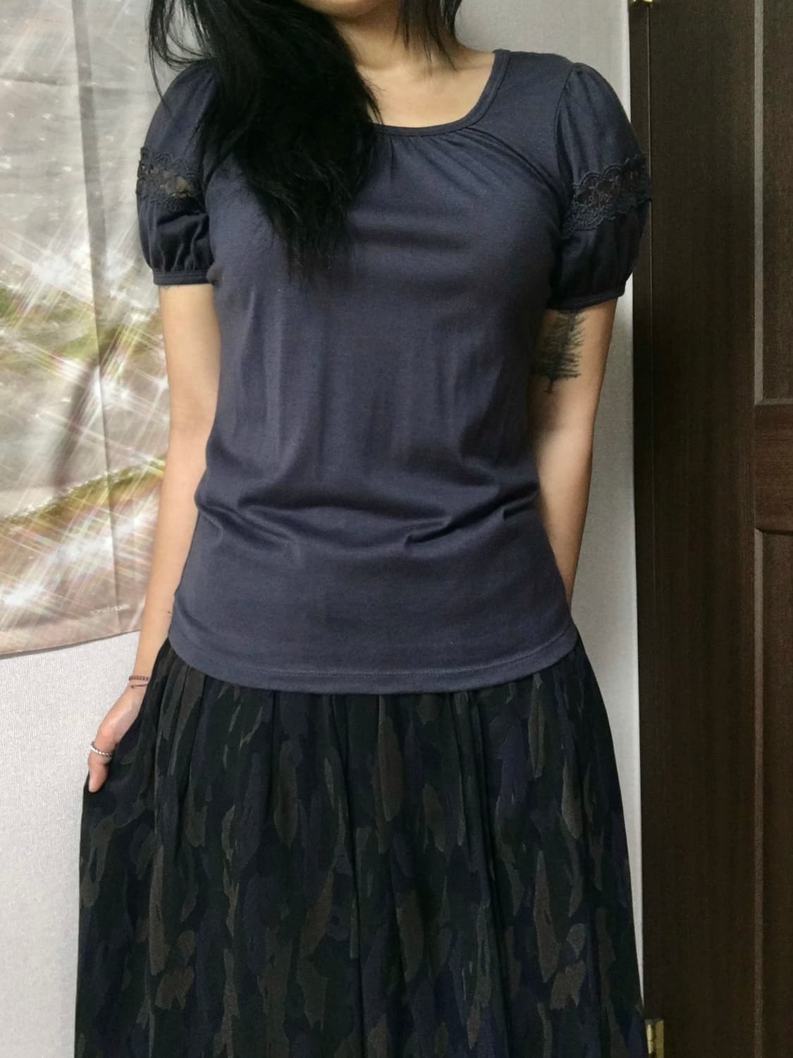 Navy top 상품이미지2