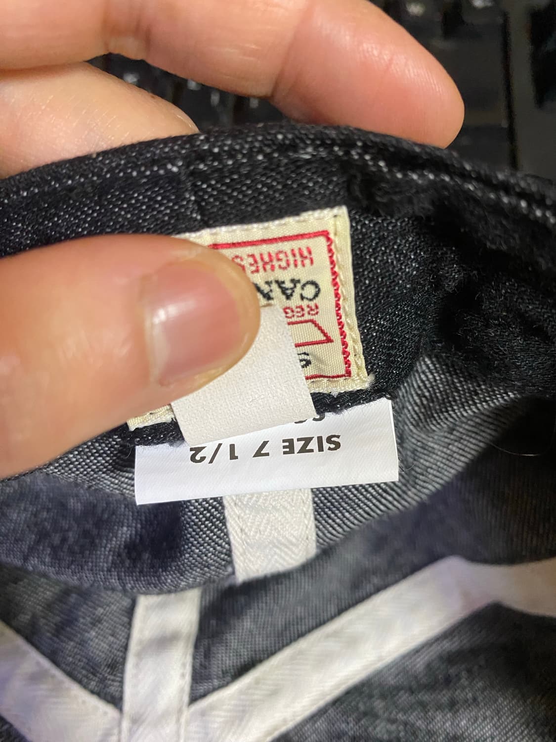 슈가케인 애플잭캡 블랙 새상품 상품이미지6