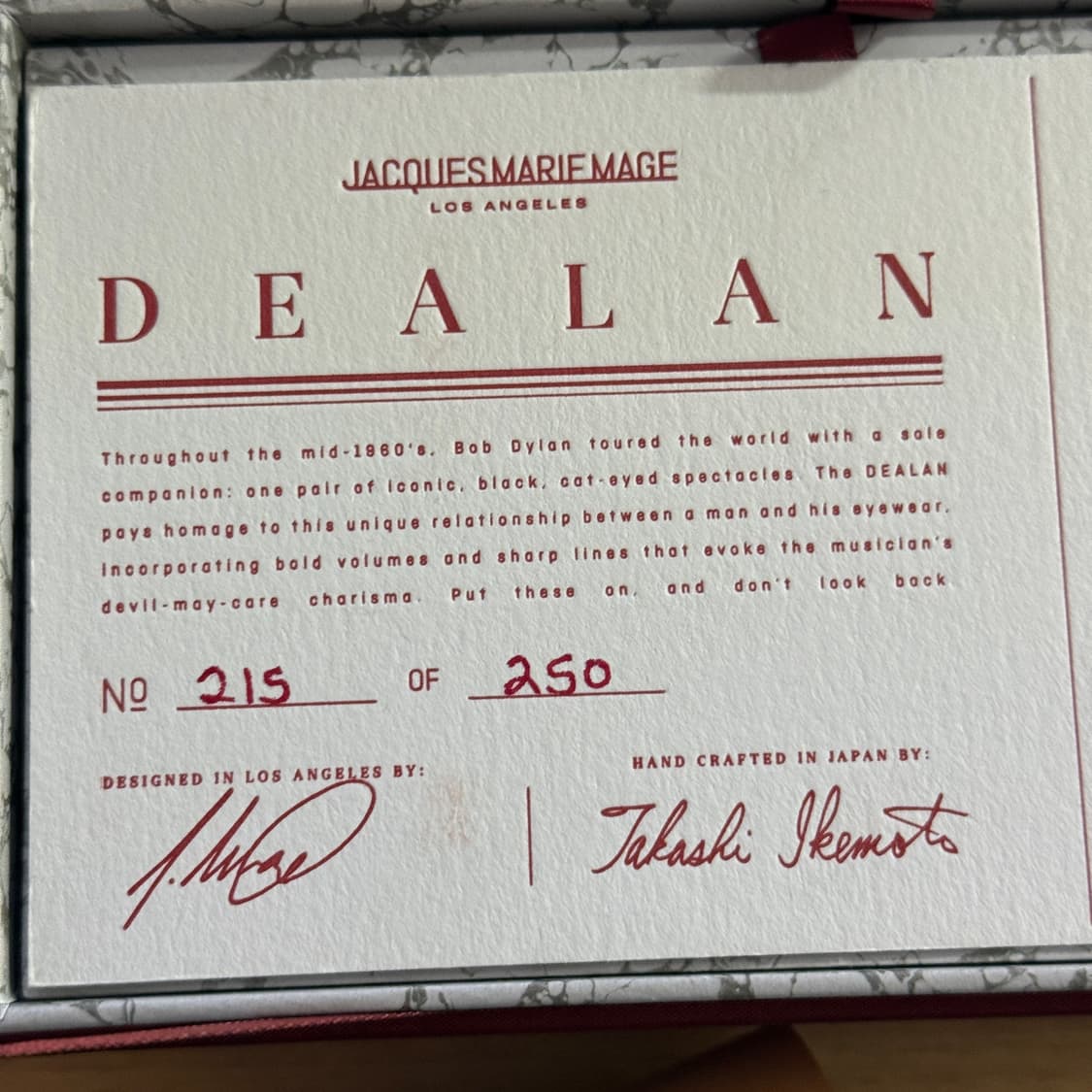 자크마리마지 딜런 선글라스(안경) JMM DELAN 상품이미지4