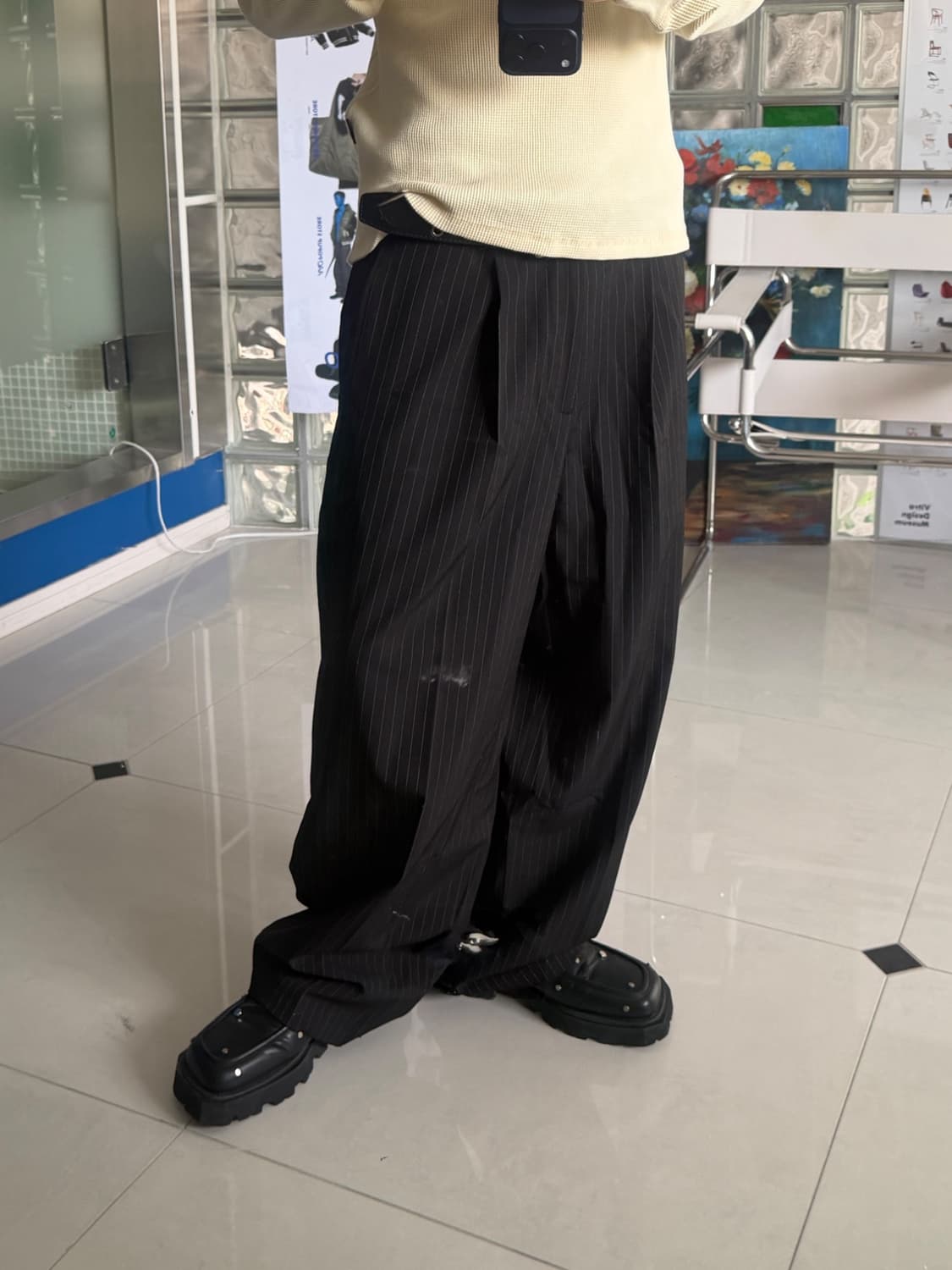 1tuck wide slacks 상품이미지1