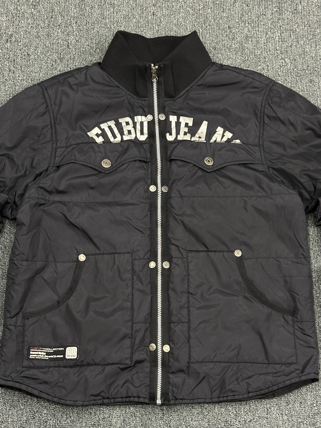 L)FUBU 후부 빈티지 블랙 퀼팅 자켓 상품이미지7