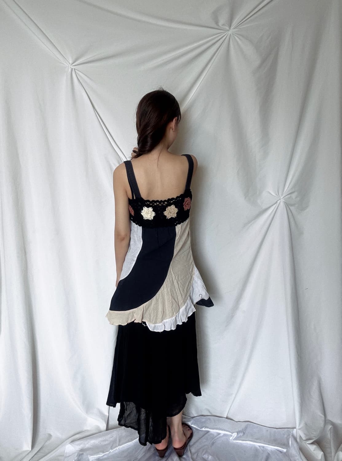 뜨개 꽃 나시 상품이미지4