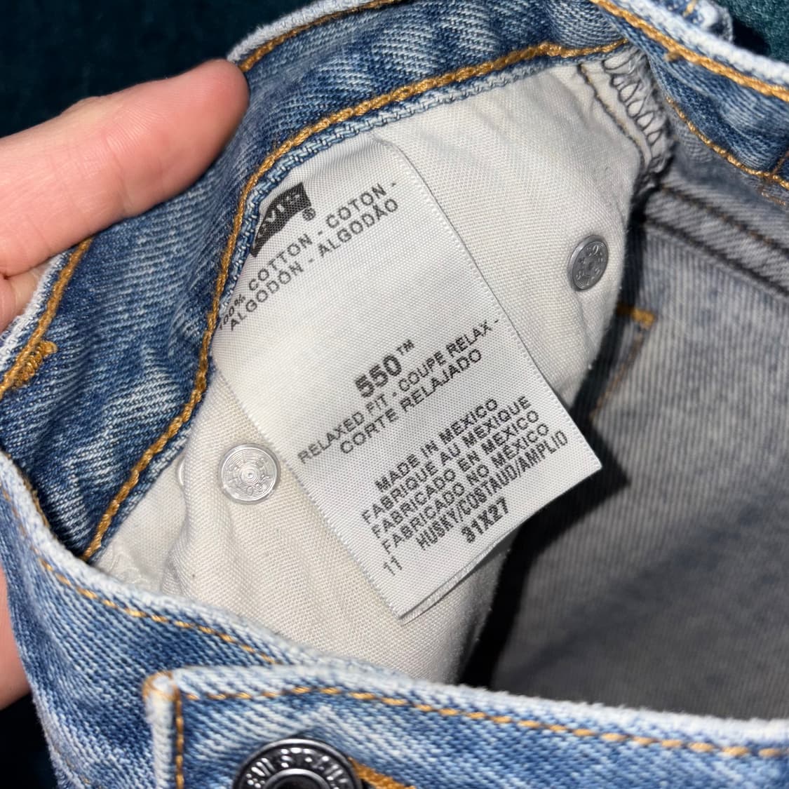 (32) 리바이스 550 Relaxed 핏 레이디 데님 팬츠 상품이미지6