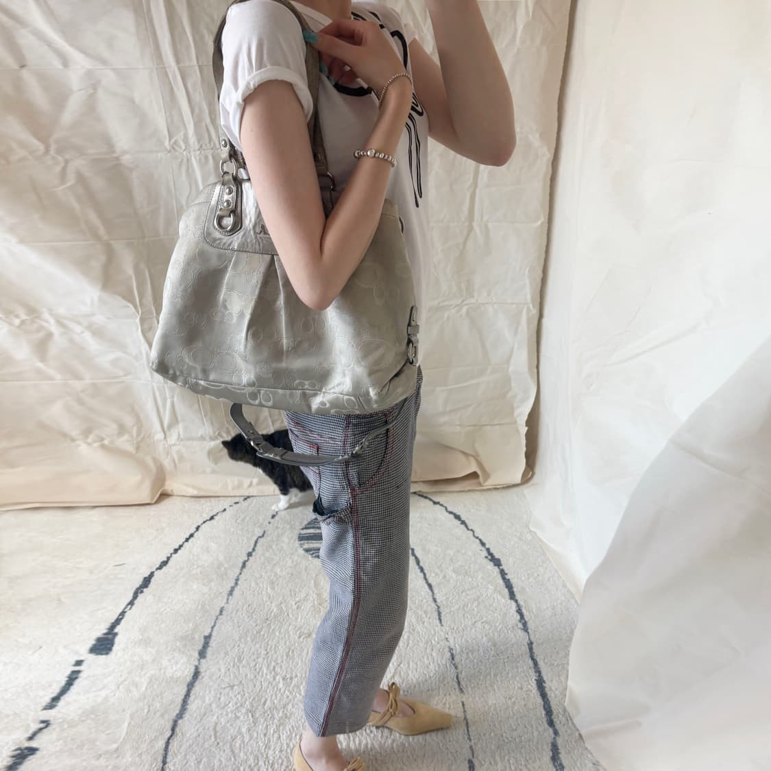 Coach Ashley Signature Lurex Carryall  상품이미지2