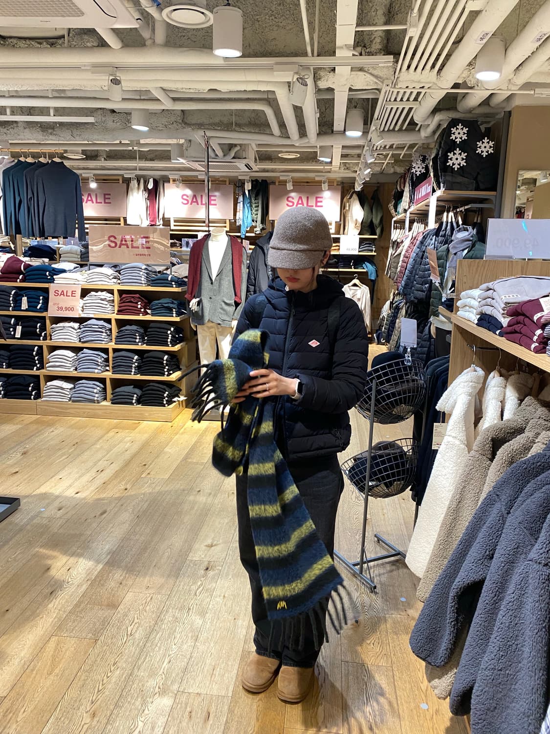 [S사이즈] 단톤 후디 경량패딩 상품이미지1