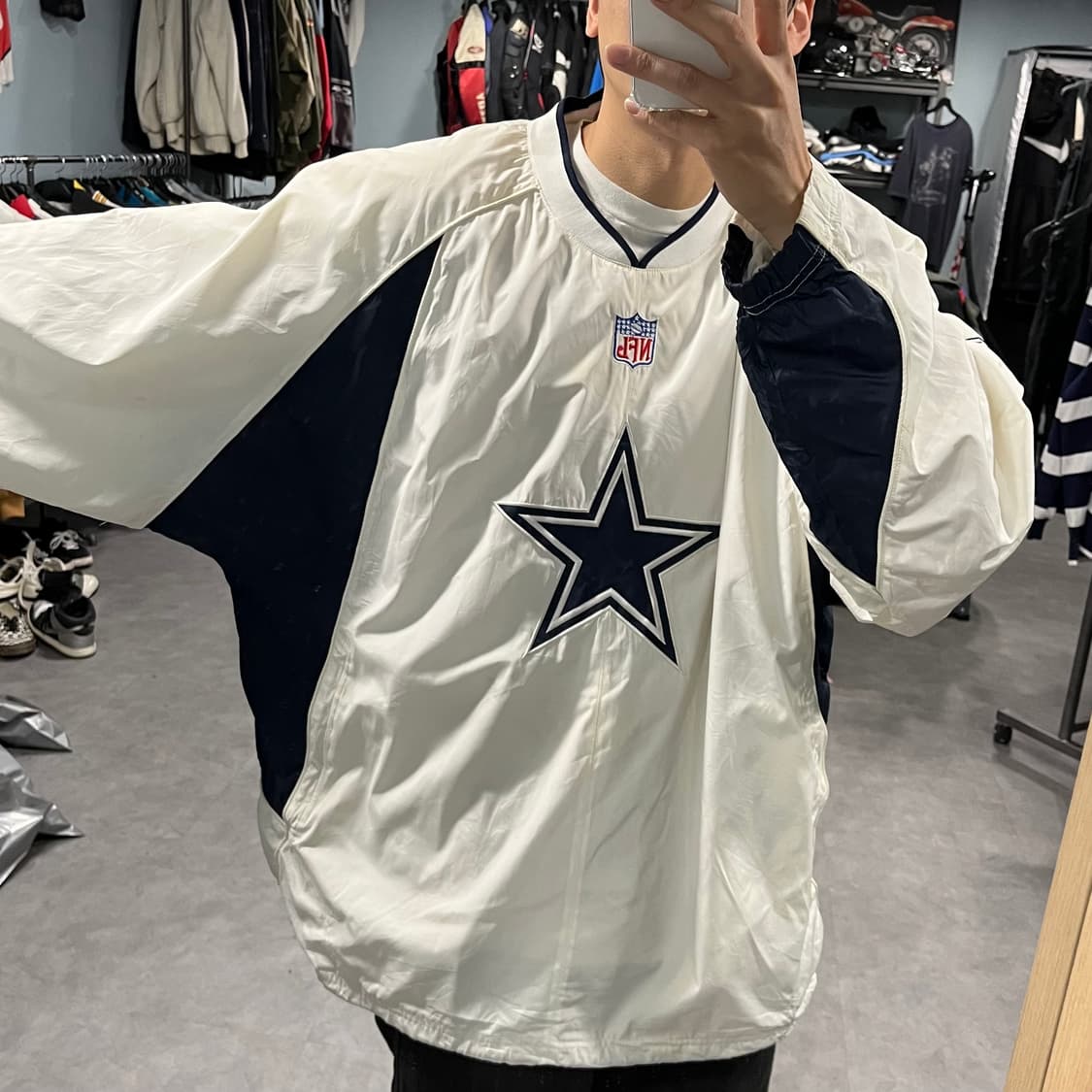 리복 NFL 웜업 바람막이 (110-115) 상품이미지8