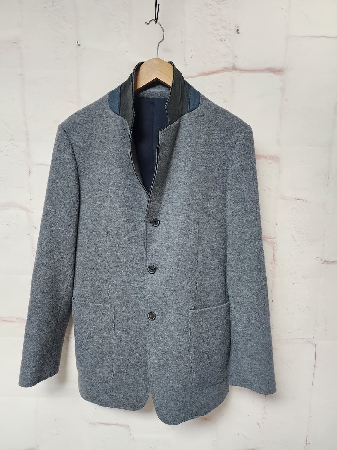 타임울 소재 블레이저 자켓 상품이미지2