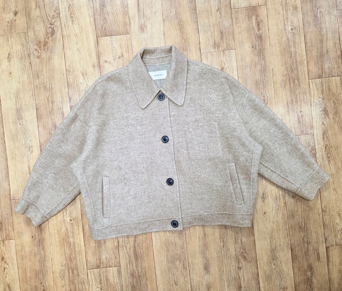 아카이브제이투유(ARCHIVE JTOU) 숏 핸드메이드 울코트 프리사이즈 상품이미지5