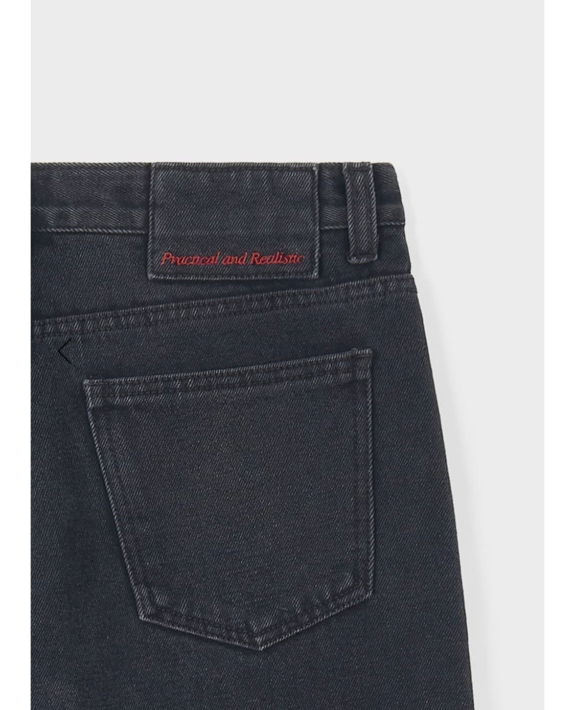 피알PR Essential Jean Black s사이즈 새상품 상품이미지4