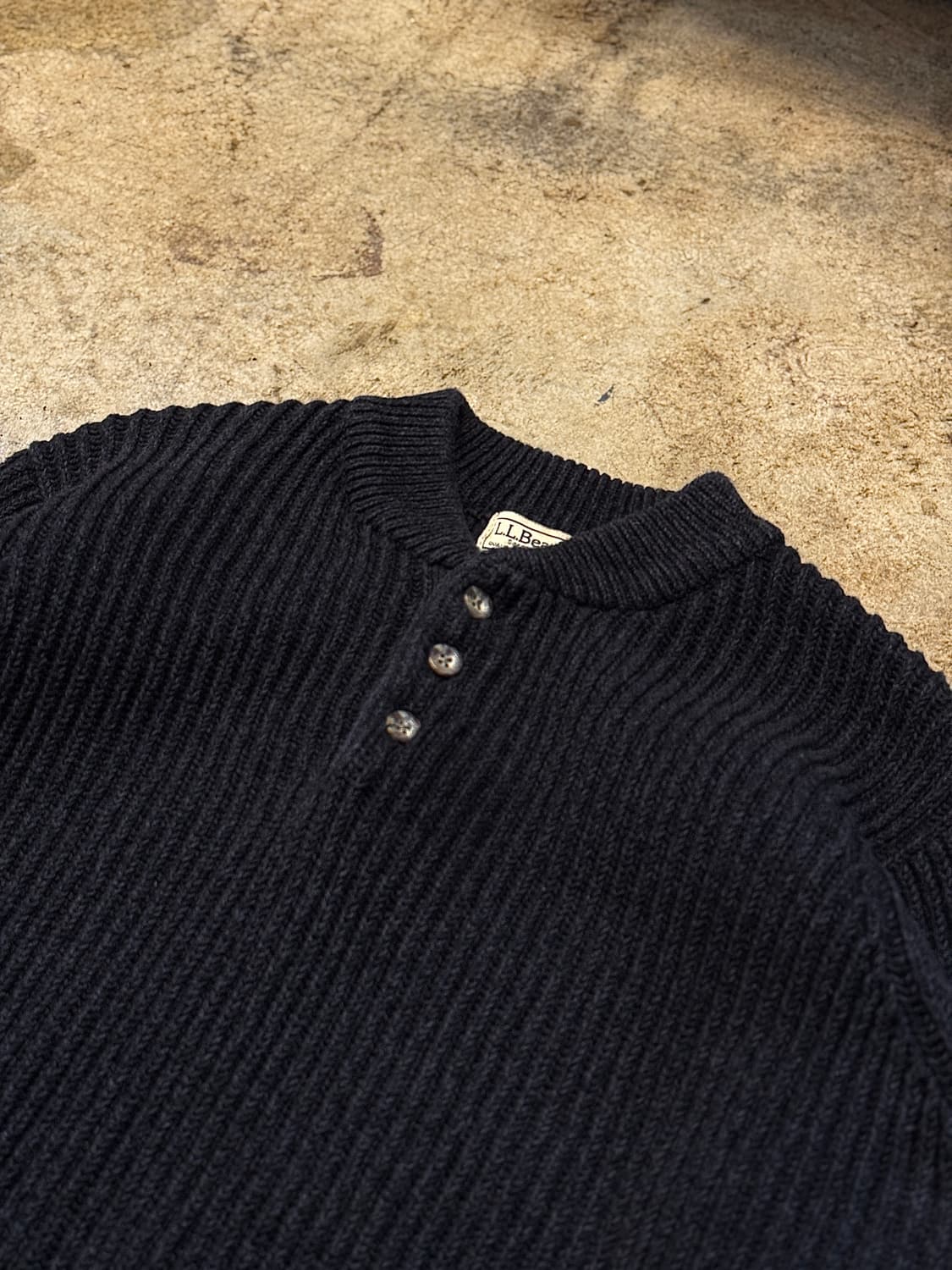 M ) 90s L.L.Bean Heavy Ribbed Sweater 상품이미지2