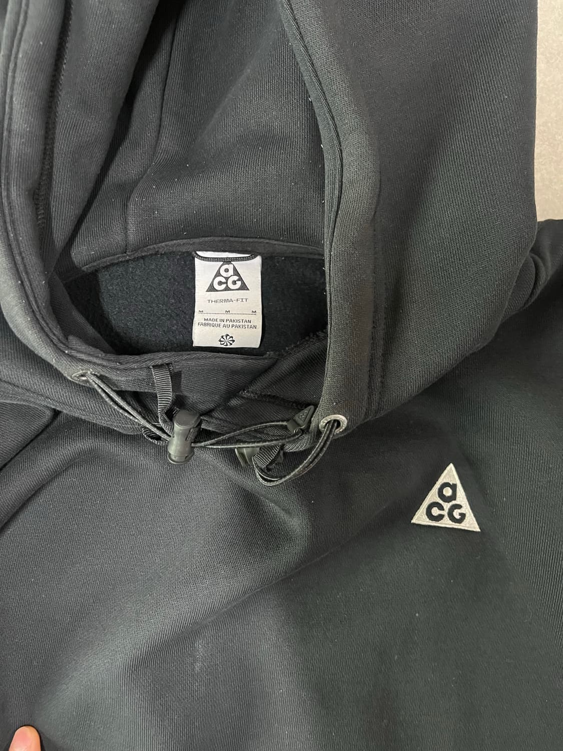 나이키 acg 블랙 후드티 상품이미지1