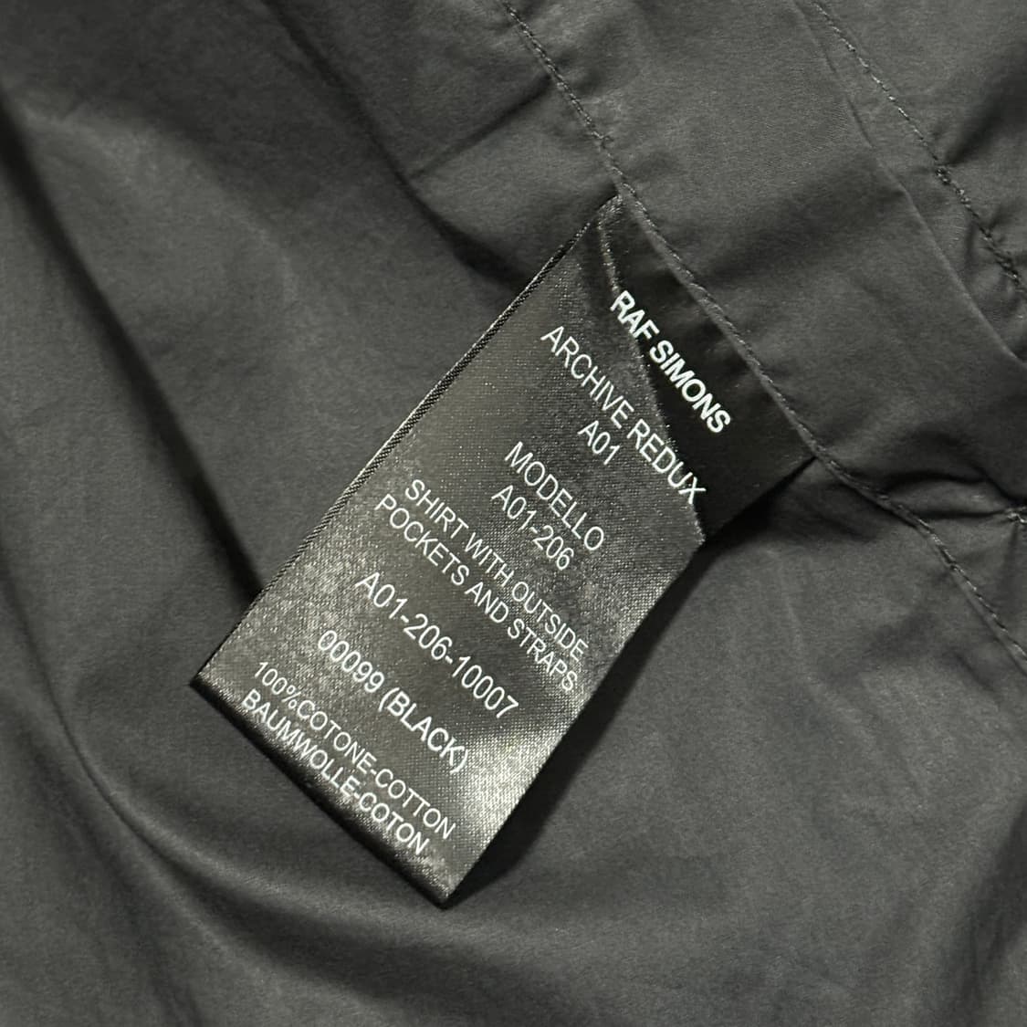 라프시몬스 본디지 셔츠 상품이미지4