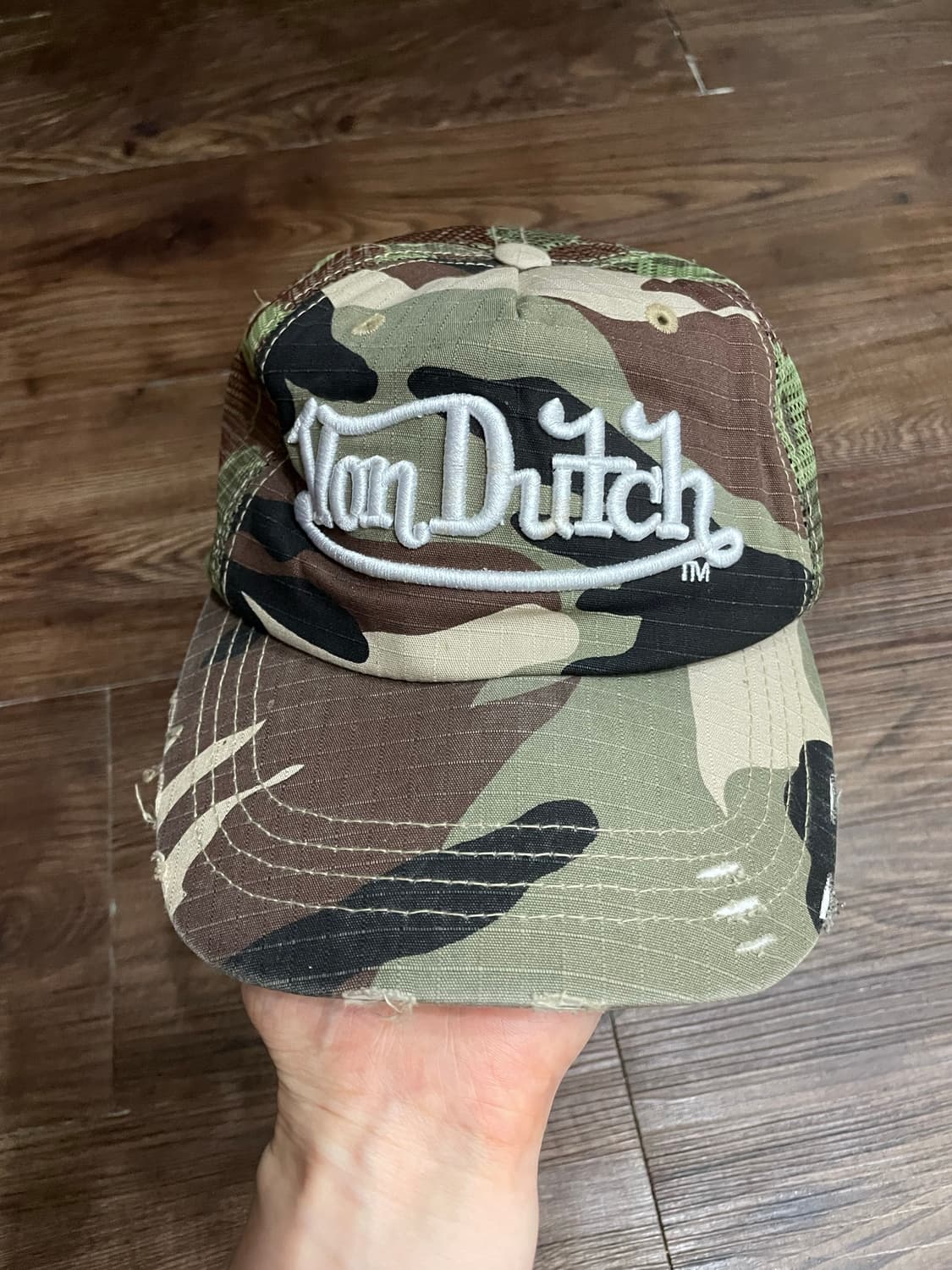 Von Dutch 카모 트러커 메쉬 캡모자 볼캡 상품이미지1