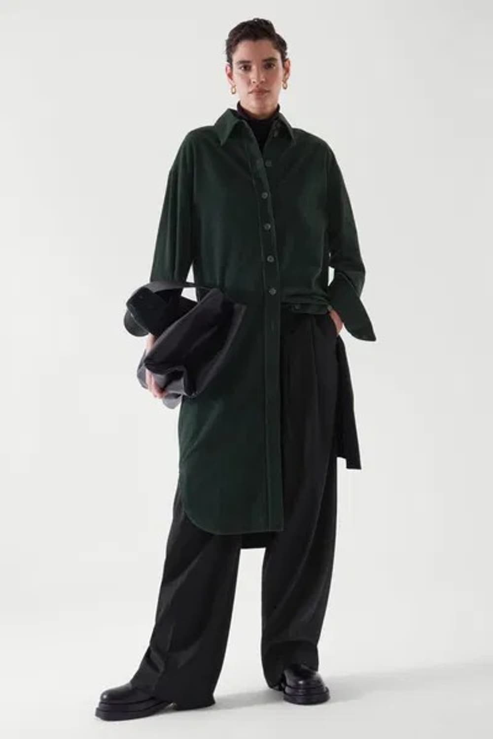 코스 COS 코듀로이 셔츠 드레스 PN5769 상품이미지2