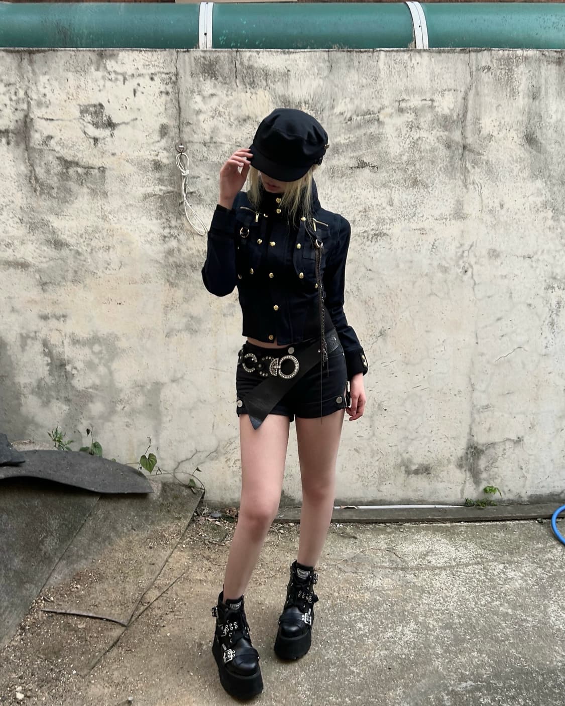 Mars gimmick gold button jacket 상품이미지2